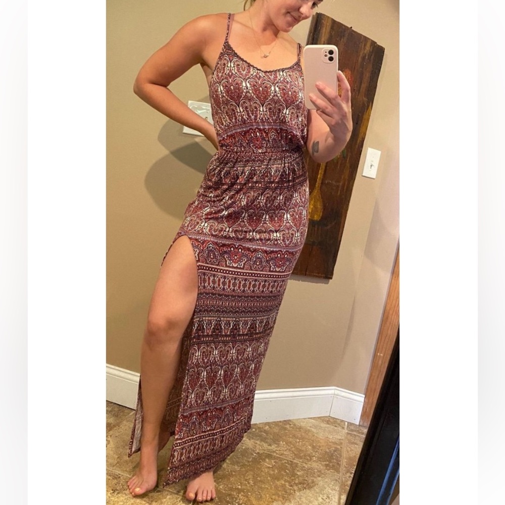 American Eagle Patterned Maxi Dress - image 1